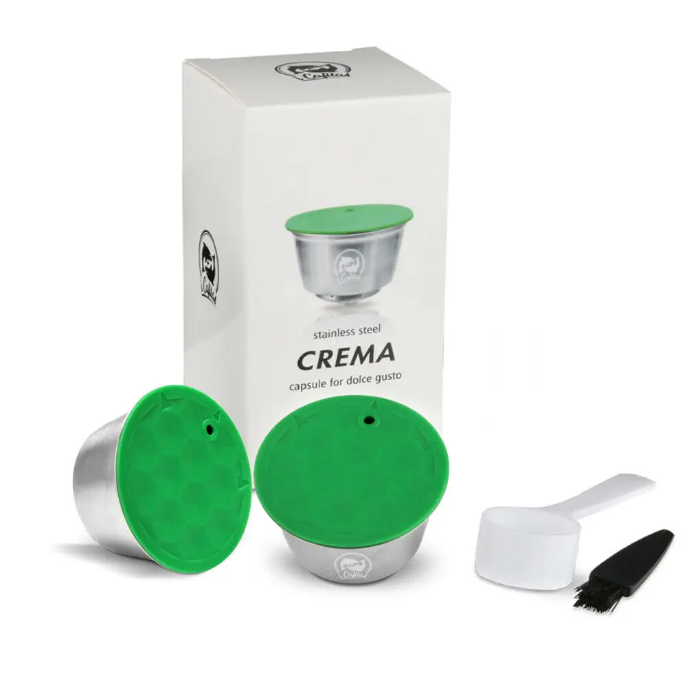 ICafilas многоразовые капсулы для кофе, капсулы для Nescafe, капсулы для кофе, фильтры из нержавеющей стали, ложка для вскрытия - Цвет: As picture
