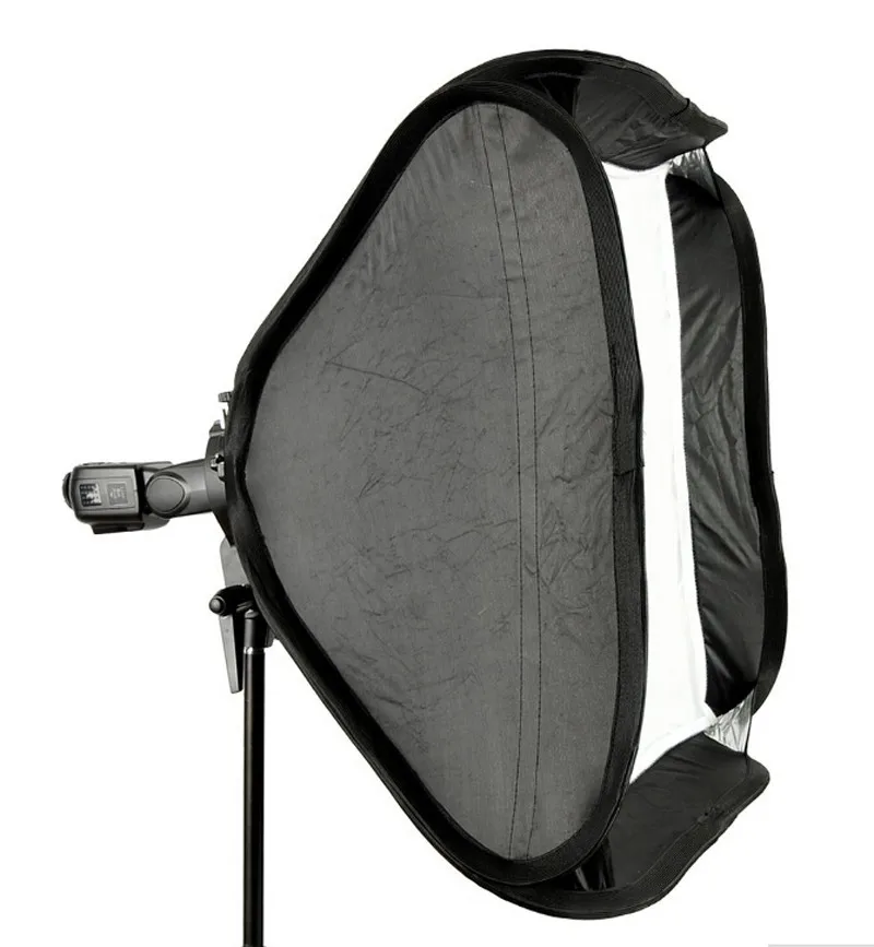 Godox 80x80cm Softbox Photo Studio Diffuser + S-type Bracket Bowens Holder Mount for Flash Light