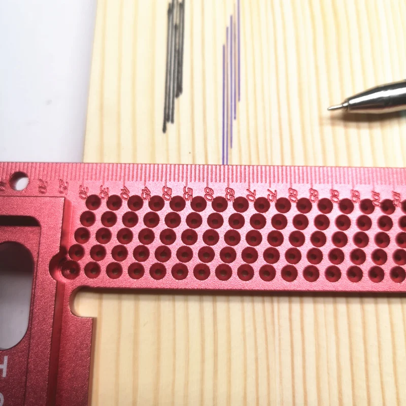 T-160/200/260 Measuring Tool Woodworking T-type Scribe Mark Measurement Tool Aluminum Alloy Precisi