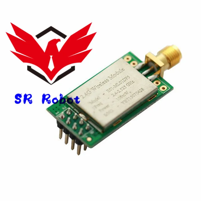 E01 ML01DP5 большой диапазон SPI NRF24L01P 2 4 ГГц 20dbm 5 км DIP SMA K антенна Iot беспроводной