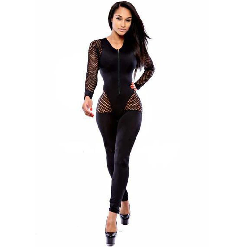 mesh jumpsuit