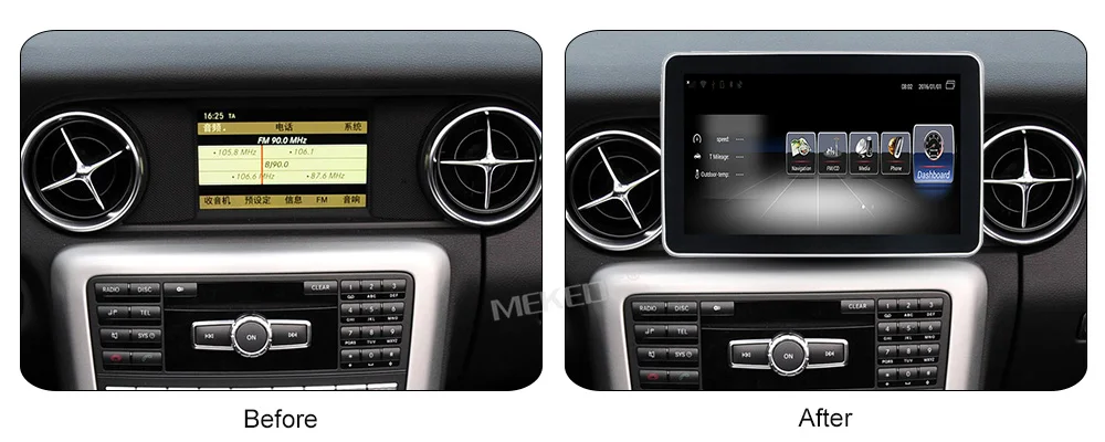 Cheap MEKEDE 3G RAM 32G ROM Android 7.1 4G LTE car multimedia player for  Benz SLK W171 R171 SLK200 R172 GPS Navigation radio WIFI BT 4