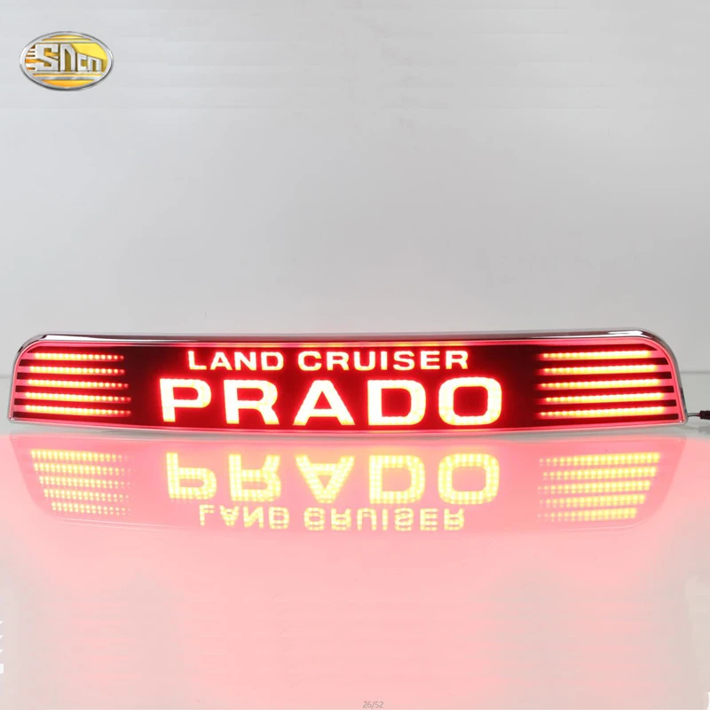  Led rear driving lights for Toyota Prado 2015 2016 Led Brake Lights rear bumper lamp warning Spare  - 32788290520