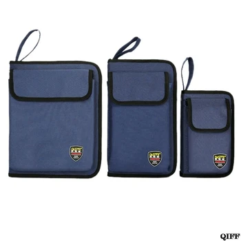 

Professional Electricians Hard Plate Tool Kit Bag Storage Case Multifunctional Pocket Organizer Waterproof Oxford 3 SizesJun18