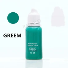 Чернила для бровей s перманентные чернила для бровей зеленые для пигментные чернила для татуировки цветные подводки для бровей