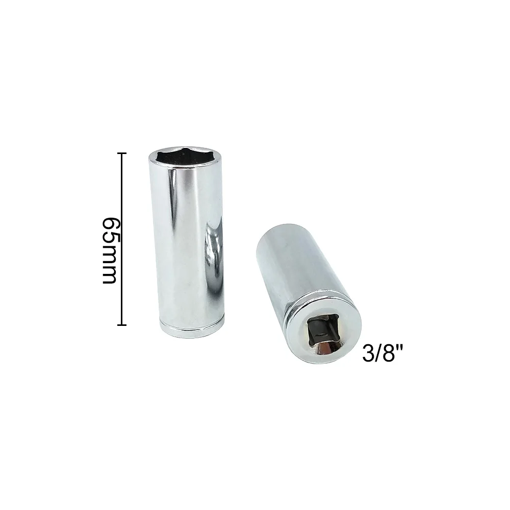Tamanho do Soquete Chave de Soquete Polegada Unidade Profunda Sae 7 16 1 2 9 5 18 11 4 13 Crv Alta Qualidade 63mm Comprimento 3 - 8 - Image 4