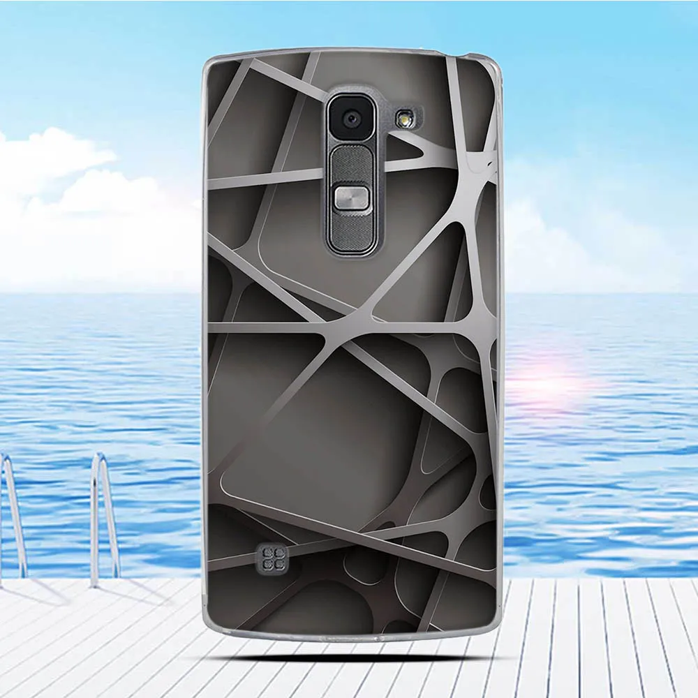 Чехол для LG Spirit 4G LTE H440N H420 мультяшный 3D рельефный рисунок задняя крышка ТПУ Мягкий