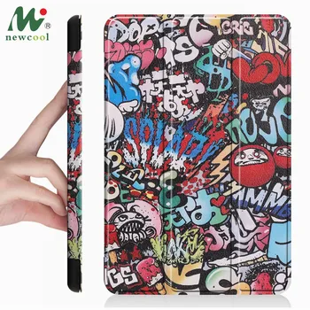 

Paintet Tower Smart Magnet PU Leather Case Flip Cover for Apple iPad Mini5 mini 5 2019 released 7.9" tablet case Auto Sleep/Wake