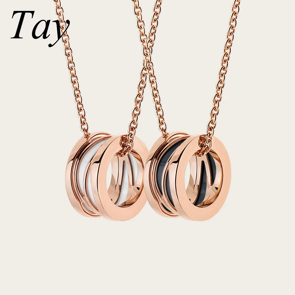 

Tay Bulgaria necklace jewelry The New 1:1 Original s925 sterling Fashion trend silver female models couple Free shipping Zircon
