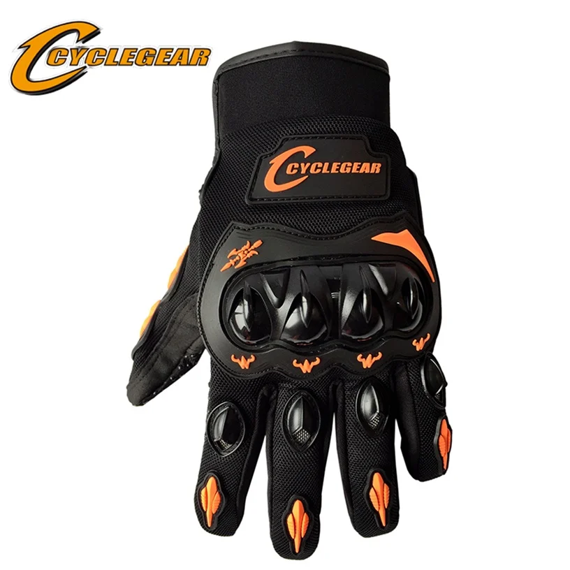 

Full Finger Gloves Motorcycle Gloves Touch Screen Cycling Guanti Impact Resistant Guantes Motocross Revit Cyclegear CG666