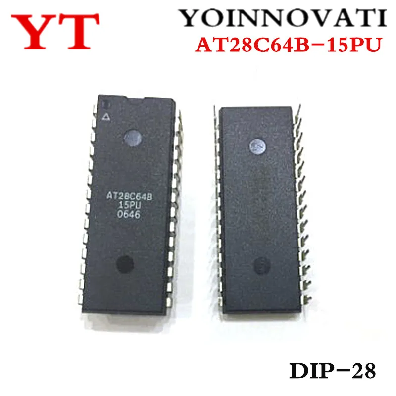 

Free shipping AT28C64B AT28C64 28C64 AT28C64B-15PU AT28C64B-15PC DIP 2 pieces / lot Best quality