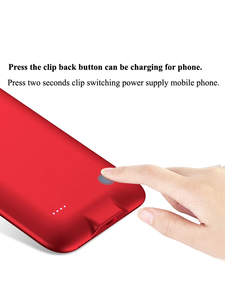 Battery Charger Cases For iPhone 7 7g iPhone7 NH-B013 Details (05) Original Brand NOHON External Charger Case for iPhone 7 7g Fully Sealed Package