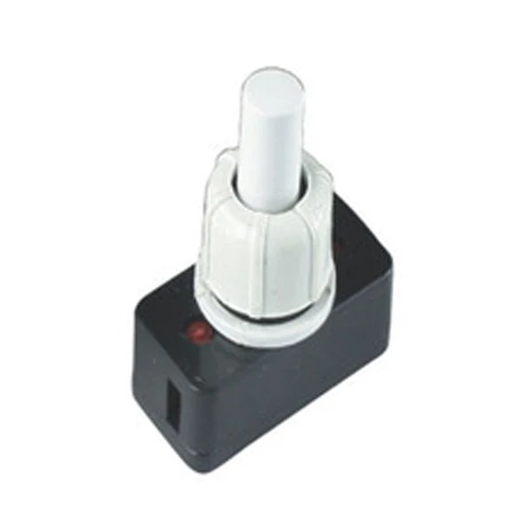 

PBS-17A-2 10mm mini push on push off Pressure Switch for Lamps 250V~2A 50pcs/lot