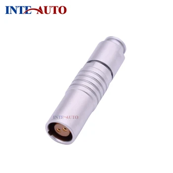 

M12 Round push pull Connector, 1B 5 pins Metal free receptacle socket, Solder contacts,Brass body,DHG.1B.305