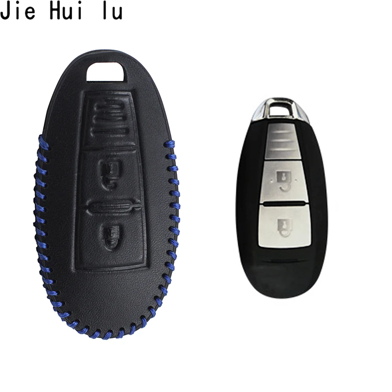 Кожаный чехол с 3 кнопками для Suzuki Vitara Swift Ignis Kizashi SX4 Baleno Ertiga S Cross Smart Key|Футляр