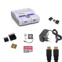 Raspberry Pi SUPERPIE CASEU Retroflag Case + 32GB SD Card+Heatsink + HDMI + 3A Power Adapter for RPI 3B+ B Plus