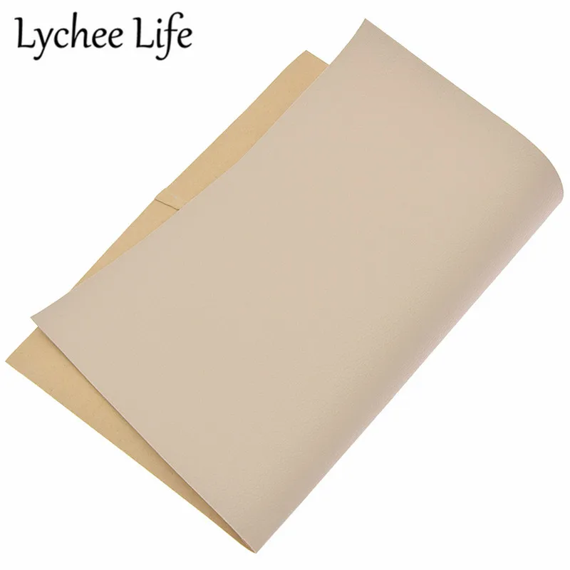 Lychee Life A4 кожаные патч-наклейки ткань красочные 29x21 см PU Ткань DIY домашнее шитье, ремонт аксессуары для одежды