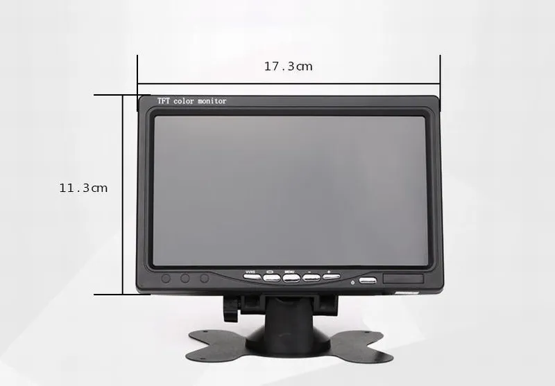 XYCING RVC093 наборы 7 дюймов TFT ЖК-дисплей Экран 480*234 Pixel 2 AV Вход автомобильный монитор+ Цвет задний вид автомобиля резервного копирования Камера