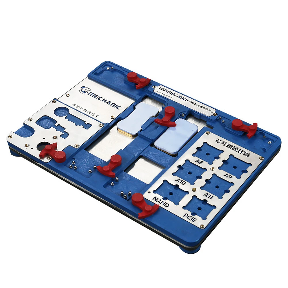 

MECHANIC MR8 Iphone6-8 Multi-Function Precision Explosion-Proof Tin Motherboard Maintenance Platform For A8 A9 A10 A11 PCIE Chip