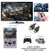 DIY 5,0 дюймов HD ips экран Ручной игровой плеер с Raspberry pi компьютерный модуль 3 Lite игровая консоль встроенный более 15000 игр