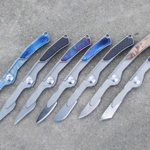 Складной скальпель II титановый сплав складной универсальный нож хирургическое лезвие EDC портативный открытый складной нож универсальный нож