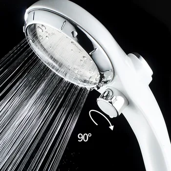 

Japanese-Style Removable Washable Water-Saving Shower Head Adjustable Flow Size Shower Head 3 Colors