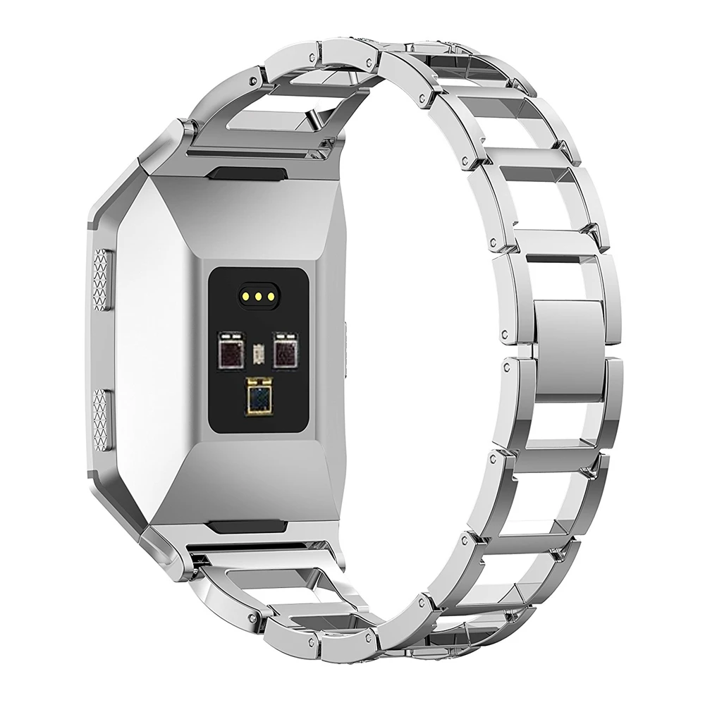 Для Fitbit ионический ремешок роскошный ремешок из нержавеющей стали со стразами металлический сменный ремешок для Fitbit Ionic умный ремешок для часов