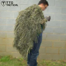 TTGTACTICAL Sniper Ghillie пончо камуфляж тактический Снайпер Ghillie накидка лесной и пустыни