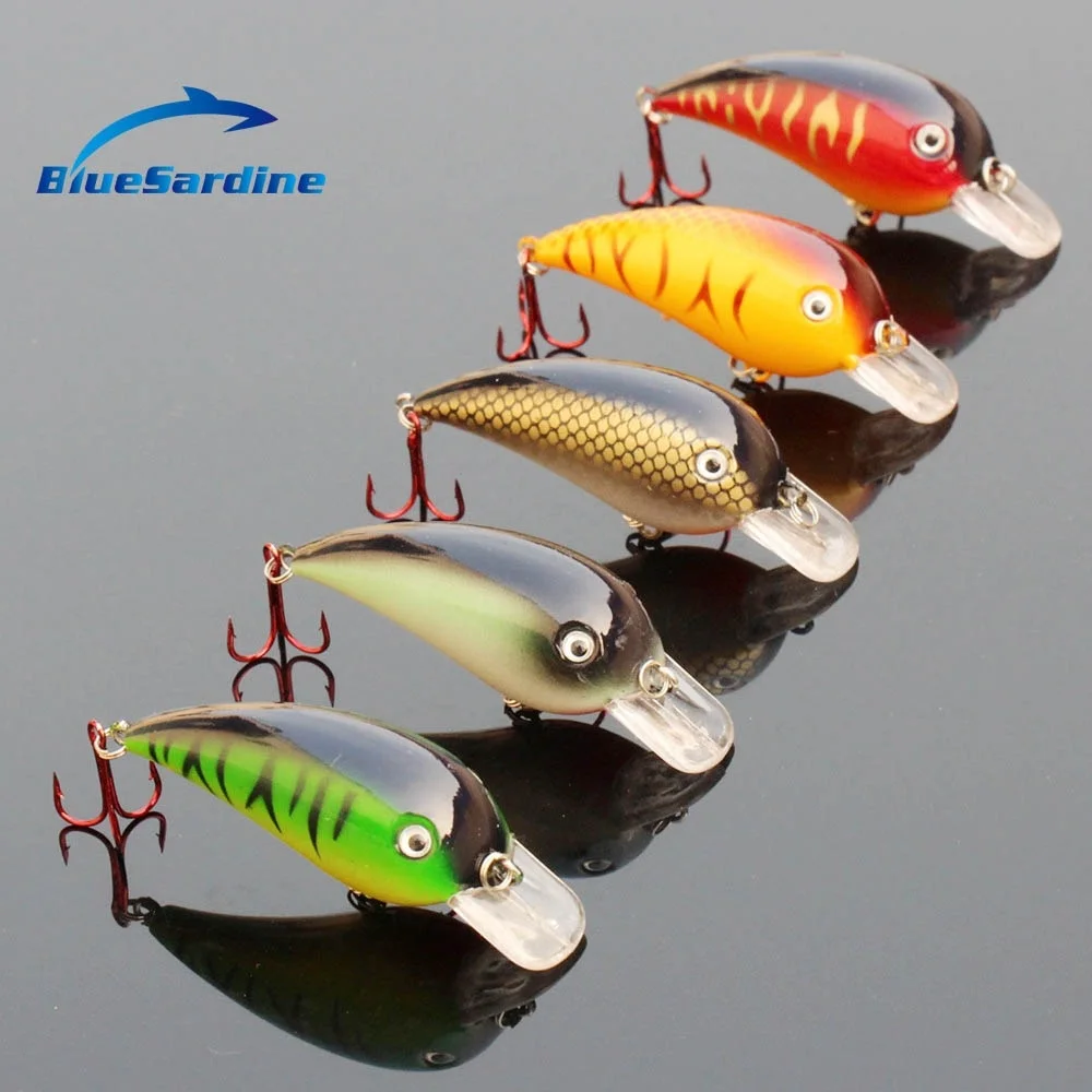 BlueSardine 5 шт. 7 6 г см кривошипная приманка рыболовная гольян жесткая пластиковая