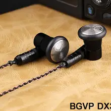 BGVP DX3s Динамический драйвер металлический высококачественный Hifi музыкальный монитор DJ Studio стерео MMCX съемные наушники