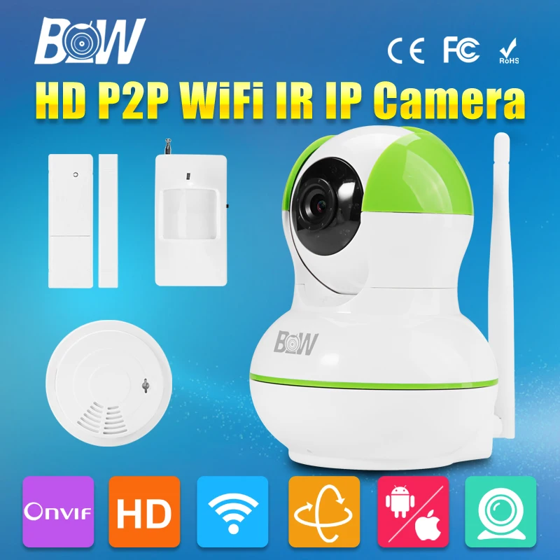 Mini IP font b Camera b font Infrared Motion font b Door b font Sensor Smoke