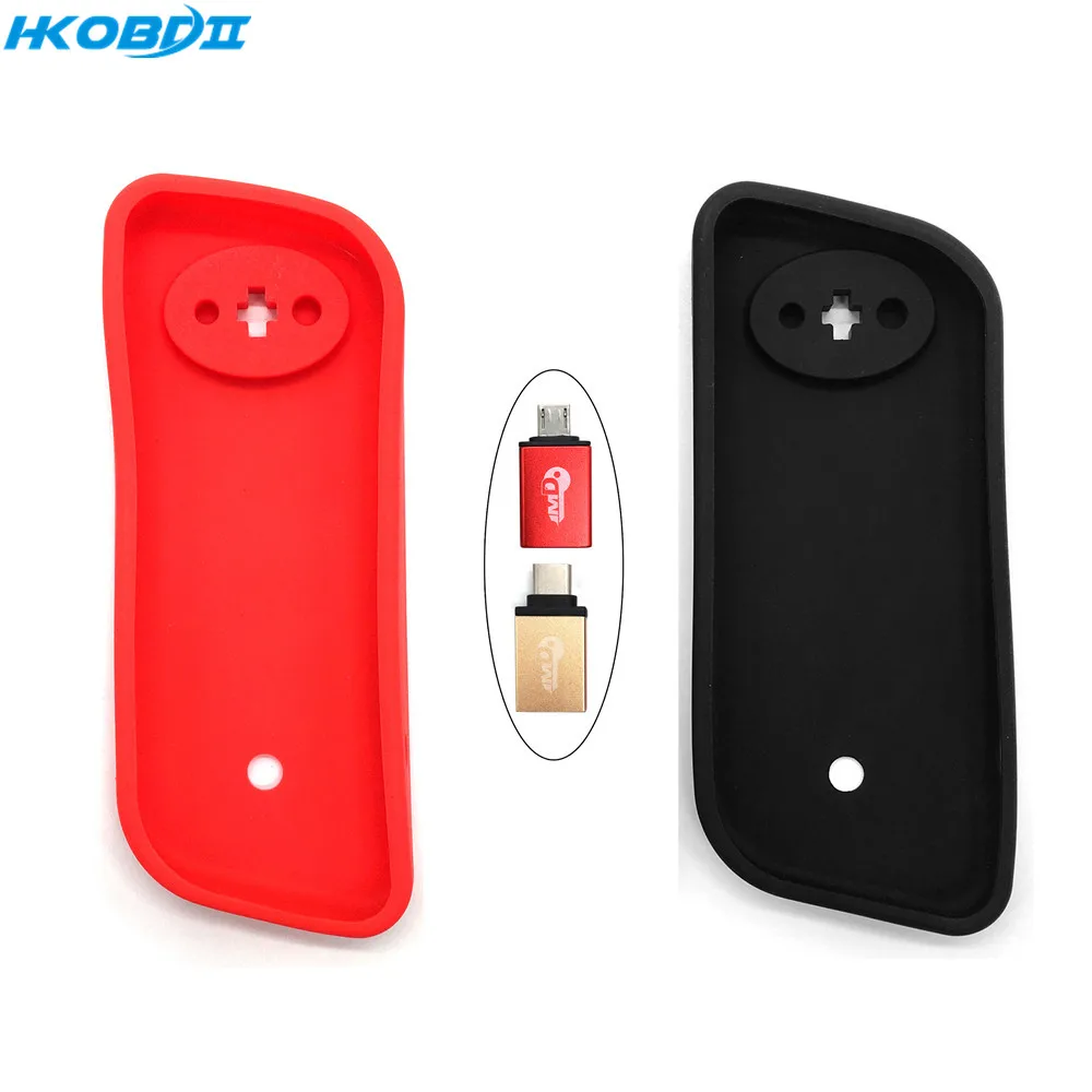

HKOBDII Silicone Protective Case Cover Backup Cover for Handy Baby 2 Package Come With 2pcs OTG USB Adapter(no Handy Baby II )