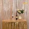 2022 Perfectly 4FTx8FT Champagne Gold Sequin Fabric Background Photo booth Backdrop Wedding Curtain For Christmas/Wedding Decor ► Photo 2/6