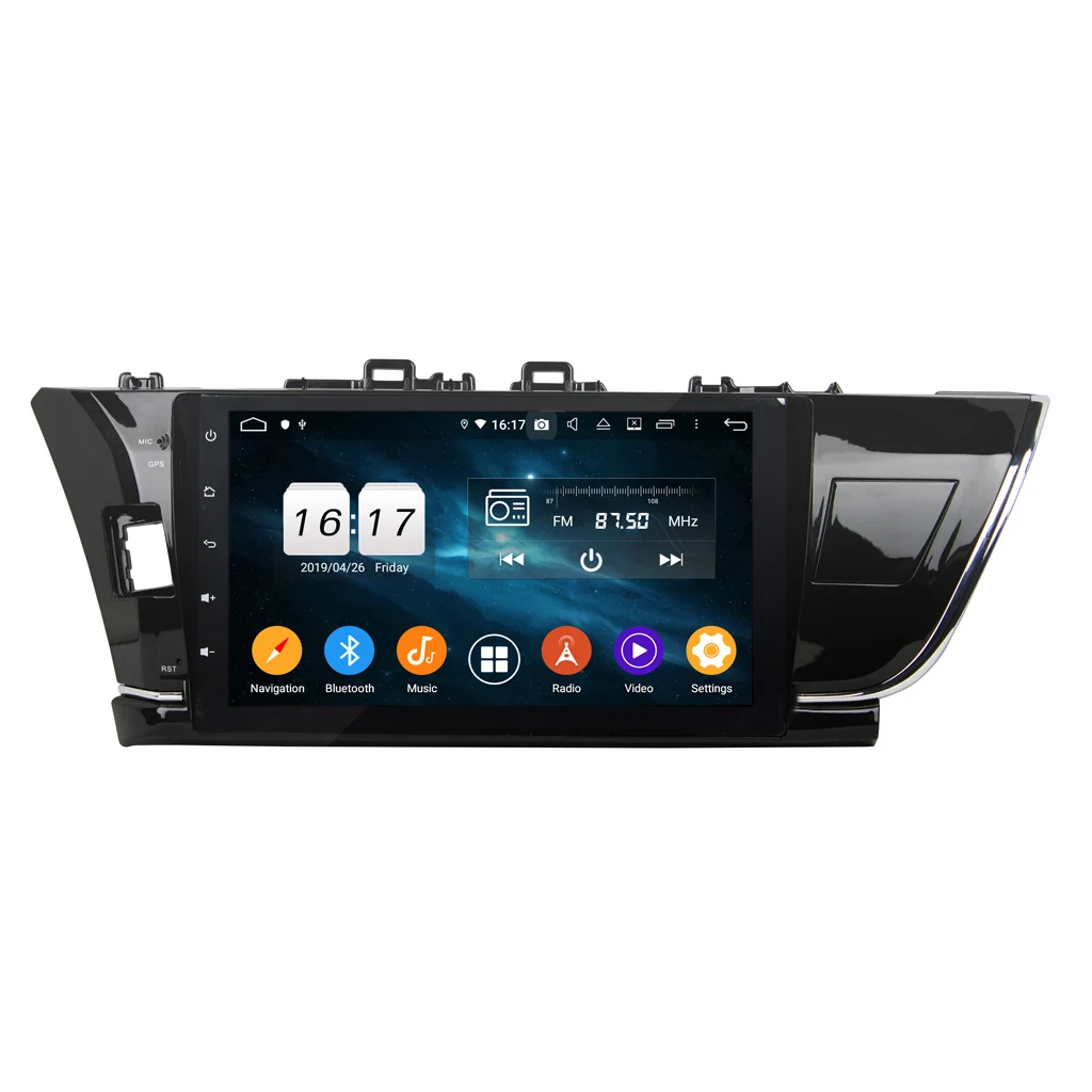 Top 10.1 inch 4+32G Android 9.0 car multimedia Player for TOYOTA COROLLA 2014-2015 with GPS Wifi NO DVD 0 Top 10.1 inch 4+32G Android 9.0 car multimedia Player for TOYOTA COROLLA 2014-2015 with GPS Wifi NO DVD 0