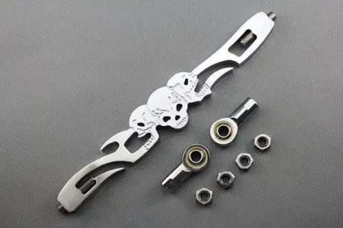 

Chrome Skull Shift Linkage For Harley Davidson Softail FXDWG FLHR FLHT FLT