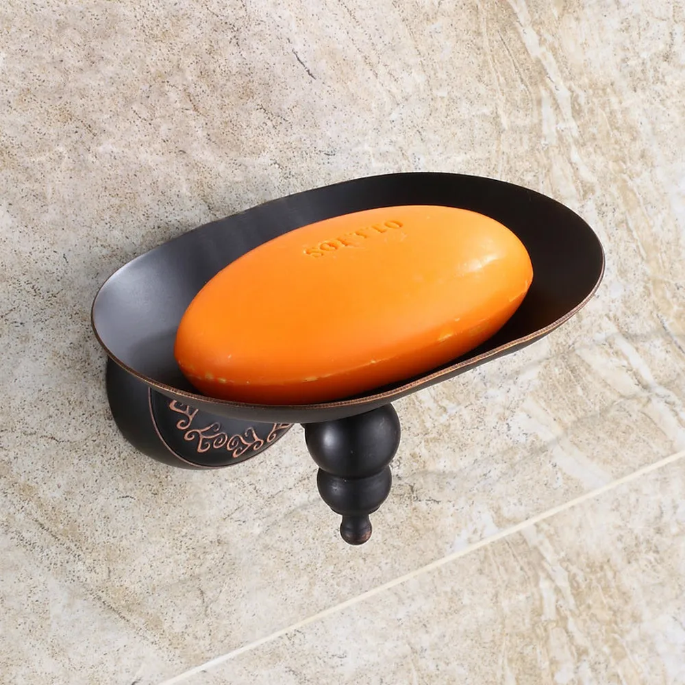 

European antique soap dish Mediterranean soap butterfly Bathroom bathroom hardware pendant Black soap net lo816215