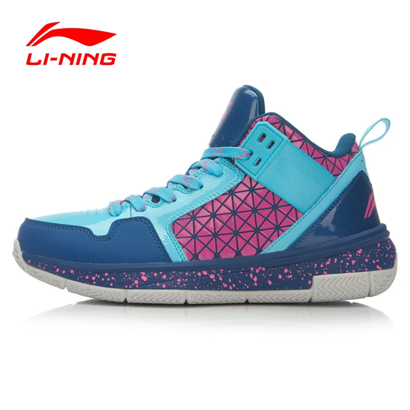 Li-Ning/Мужская баскетбольная обувь CBA на корте, дышащие амортизирующие кроссовки с подкладом, спортивная обувь Li-Ning ABPK061 SJFM17