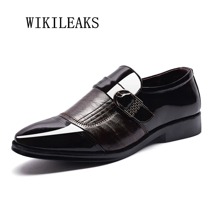 

2019 men shoes patent leather pointed toe wedding dress shoes 2019 oxford shoes for men zapatos hombre casual sapato masculino