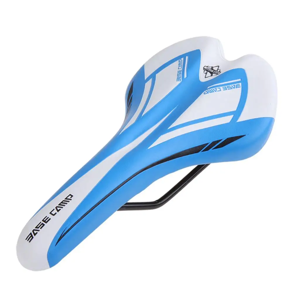 white blue Hobbyлейн велосипедное седло для велосипеда, профессиональное дорожное MTB гелевое комфортное седло для велосипеда Велосипедное Сиденье черный+ красный - Цвет: white blue