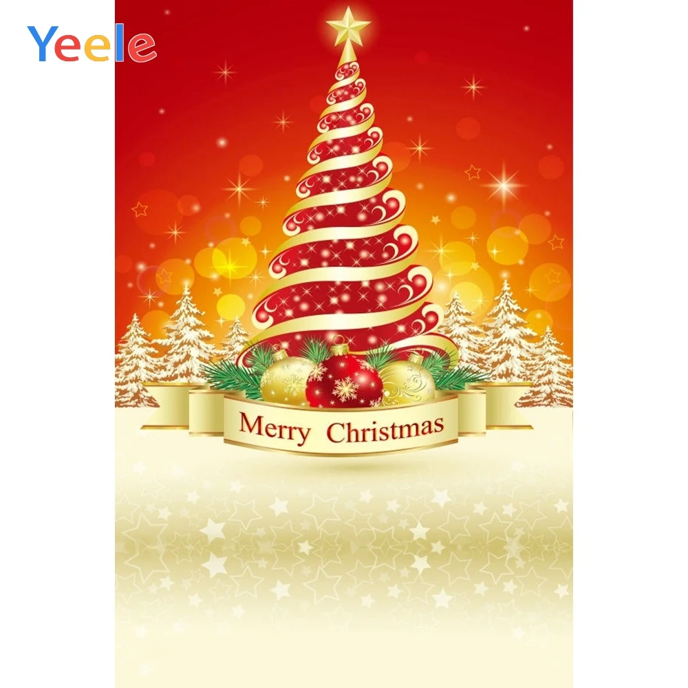 

Yeele Merry Christmas Trees Dreamy Glitter Baby Kid Portrait Photographic Backgrounds Photography Backdrops For The Photo Studio