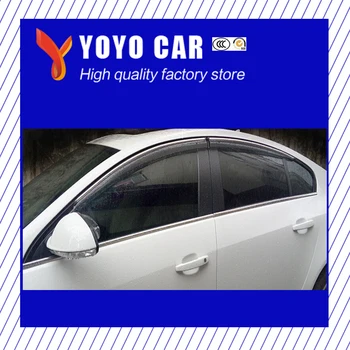 

Hot sale high quality 4 Piece Injection molding trim vent shade rain sun wind deflector window visor for Regal 2009-2015