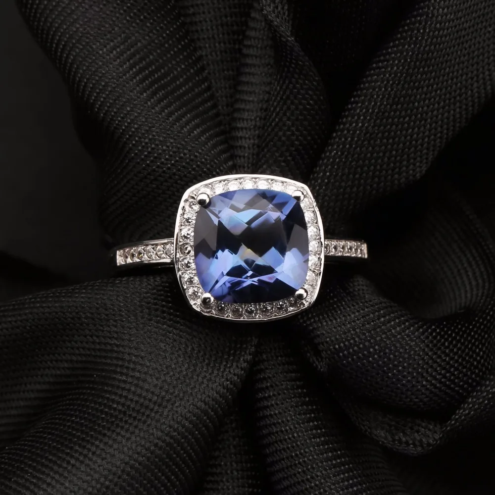 Женский балетный камень 3 66ct натуральный иолит Синий Мистический кварцевый