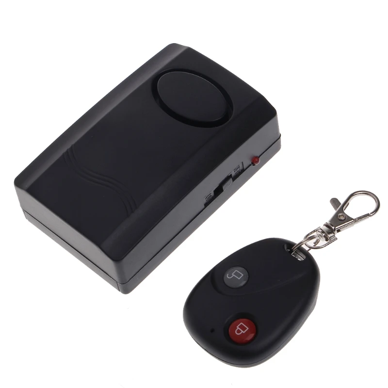 

2018 New Remote Control Alarm Wireless Security Motorcycle Car Vibration Detector Burglar Drop Shipping Support