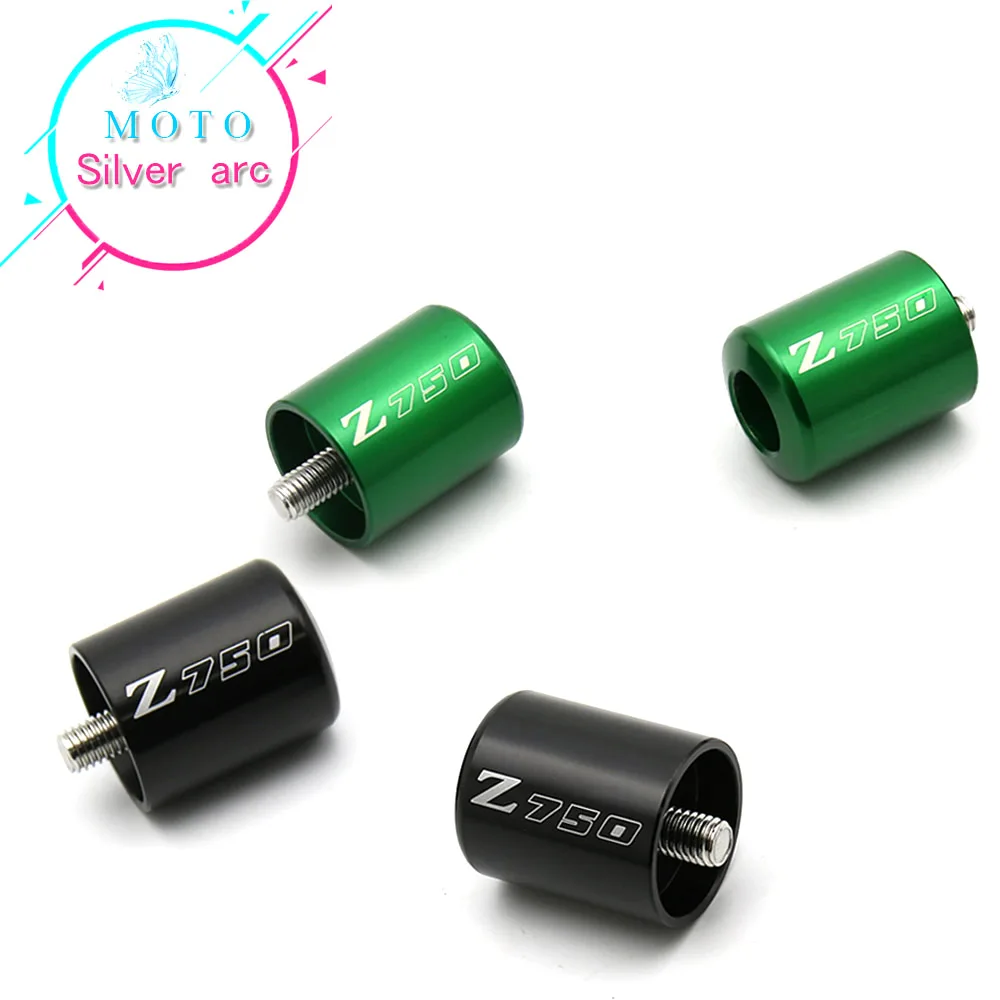 Для KAWASAKI Z750R Z 750R 2011-2012 Z750S Z 750 S 2005-2006 руль акустическая система заканчивается Кепки Чехол слайдер Аксессуары для мотоциклов с ЧПУ