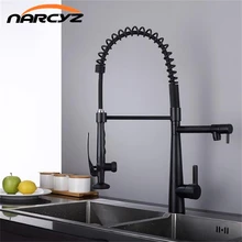 Кухонный кран с выдвижным креплением на бортике, поворотный кран с поворотом на 360 градусов, холодный и горячий кран, Золотой смеситель Torneira Dourada, XT-168