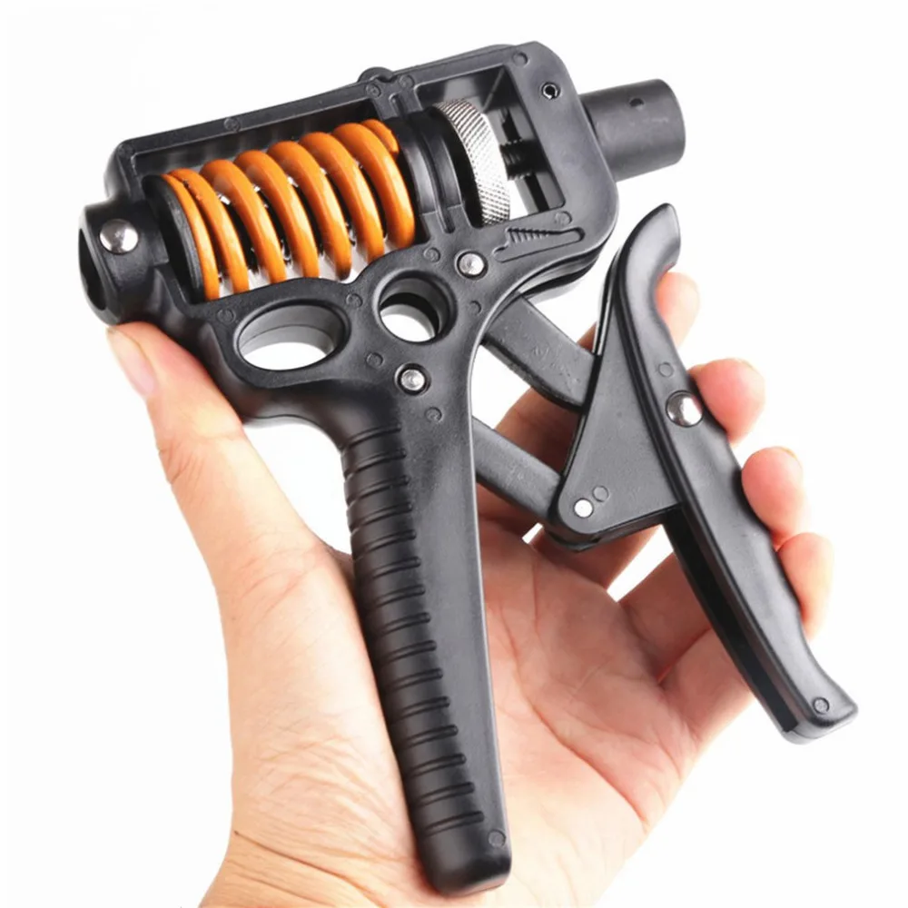15 50Kg Adjustable Hand Grip Strengthener Trainer Wrist Forearm Finger
