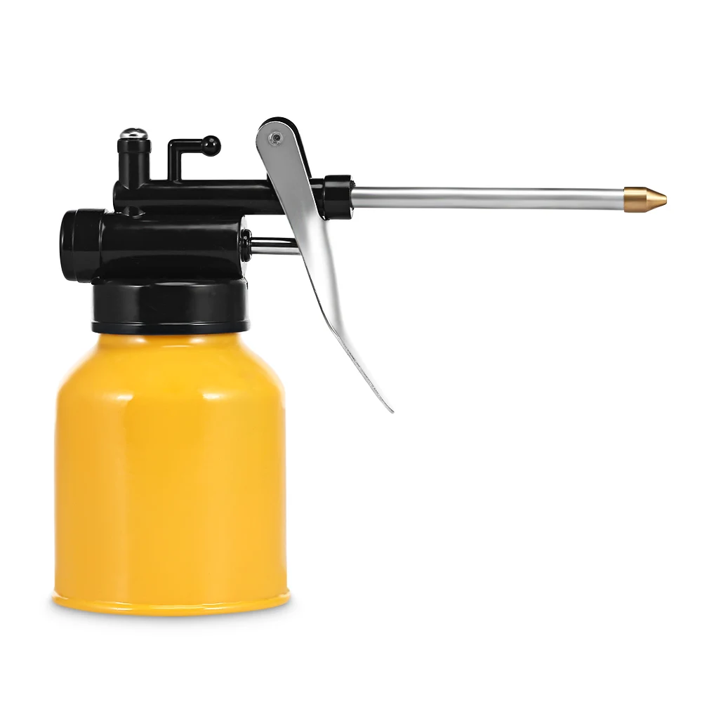 250ml Paint Spray Gun Oil Pump Cans Oiler Hose Grease Machine For