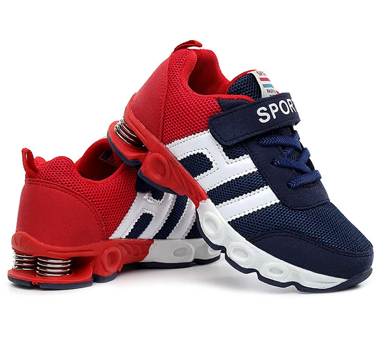 Casuais para Crianças Design de Amortecimento Tênis de Corrida para Meninas Tamanho Crianças Sapatos Meninos Esporte Respirável Malha Formadores 26-39 10 meninos design de amortecimento tênis de corrida