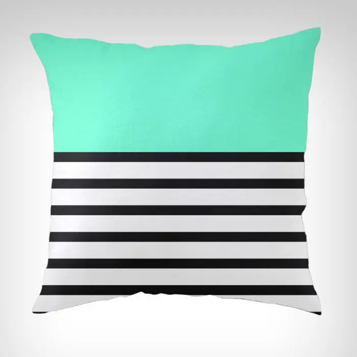 Modern Blue Decoration Turquoise Mint Blue Black And White Striped Mesmerizing Tiffany Blue Decorative Pillows Modern Blue Decoration Turquoise Mint Blue Black And White Striped Mesmerizing Tiffany Blue Decorative Pillows