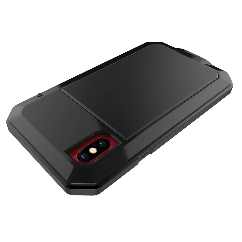 Aluminum Metal Armor Phone Case For iPhone X (2)